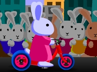 Флеш игра Гонки с кроликами блуни 3