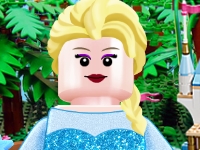 Флеш игра Лего принцессы Диснея