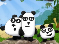 Флеш игра Три панды